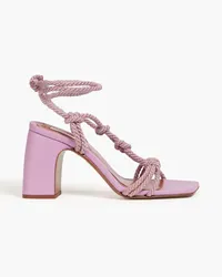 Zimmermann Knotted cord sandals - Purple Purple