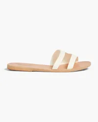 Ancient Greek Sandals Ieria leather slides - White White