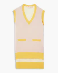 Marni Two-tone cashmere vest - Yellow Yellow