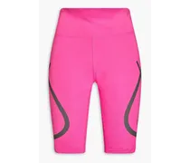 Logo-print stretch-jersey shorts - Pink