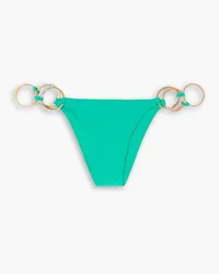 Cult Gaia Zoey embellished bikini briefs - Green Green