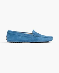 TOD'S Suede loafers - Blue Blue