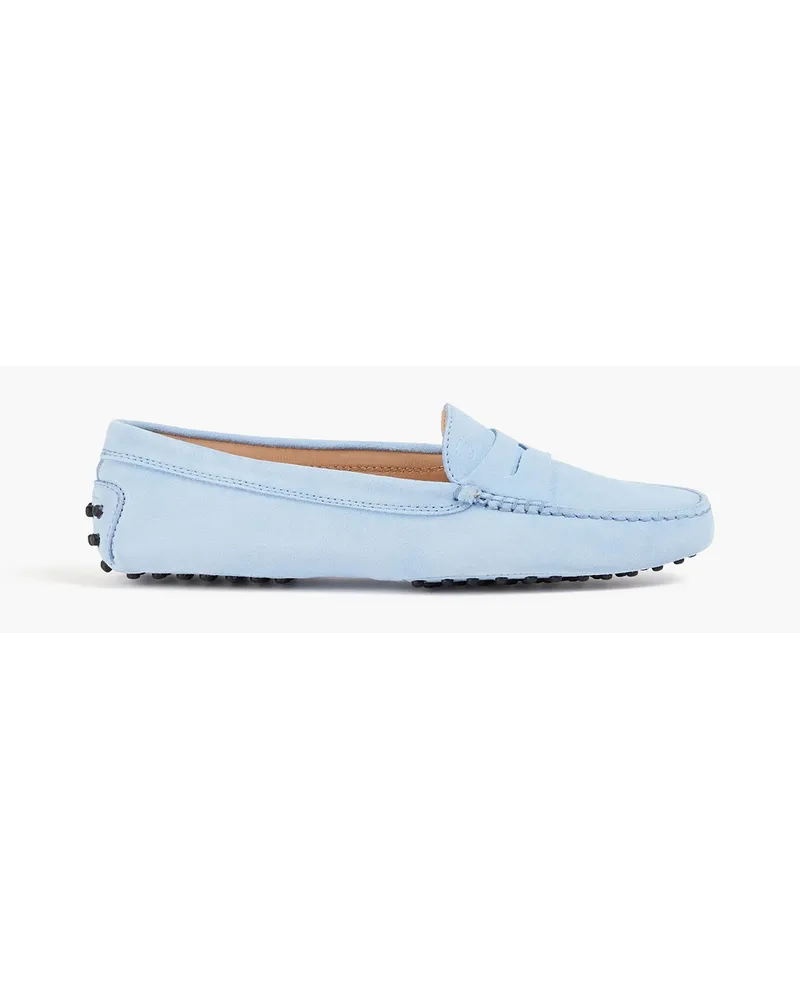 TOD'S Suede loafers - Blue Blue
