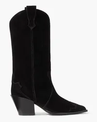 aeyde Ariel suede cowboy boots - Black Black