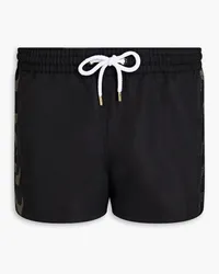 Frescobol Carioca Short-length swim shorts - Black Black