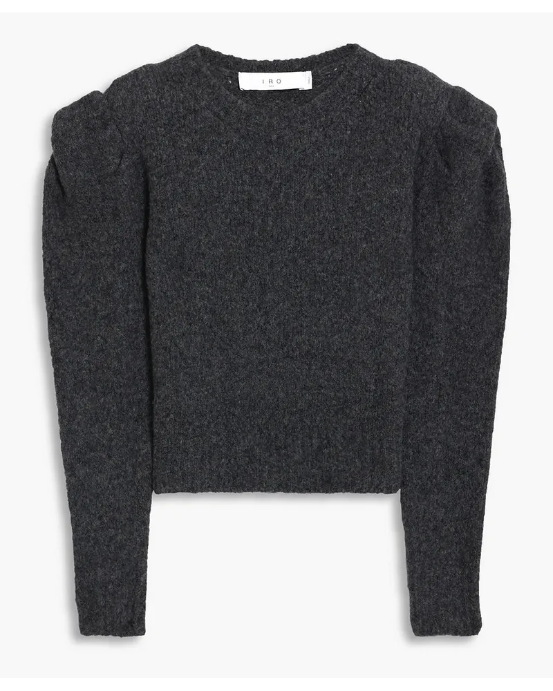 IRO Omahya brushed wool-blend sweater - Gray Gray