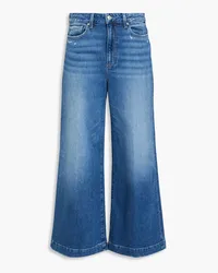 Paige Spotlight high-rise wide-leg jeans - Blue Blue