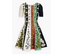 Jacquard-knit mini dress - Multicolor