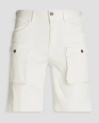 Slowear Incotex cotton-blend twill cargo shorts - White White