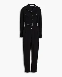 IRO Jendele belted Tencel™-blend twill jumpsuit - Black Black