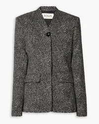 TOVE Anais stretch cotton-blend jacket - Black Black