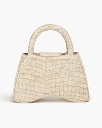 REJINA PYO Dilon croc-effect leather tote - Neutral Neutral