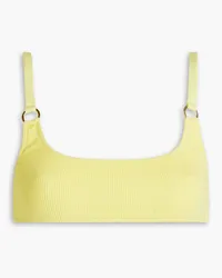 Melissa Odabash Bari ribbed bikini top - Yellow Yellow