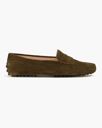 TOD'S Suede loafers - Green Green