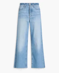 Rag & Bone Maya faded high-rise wide-leg jeans - Blue Blue