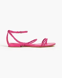 Alexandre Birman Bella braided leather sandals - Pink Pink