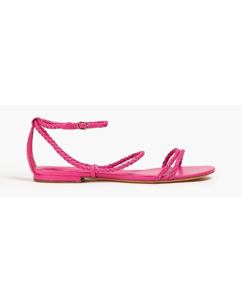 Alexandre Birman Bella braided leather sandals - Pink Pink