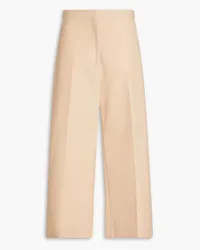 Jil Sander Cropped cotton wide-leg pants - Neutral Neutral