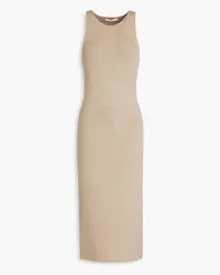 Helmut Lang Ribbon knitted midi dress - Neutral Neutral