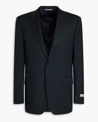 Canali Wool-twill blazer - Blue Blue