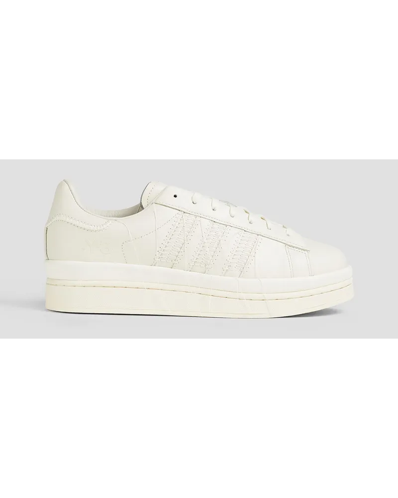 Y-3 Leather sneakers - White White