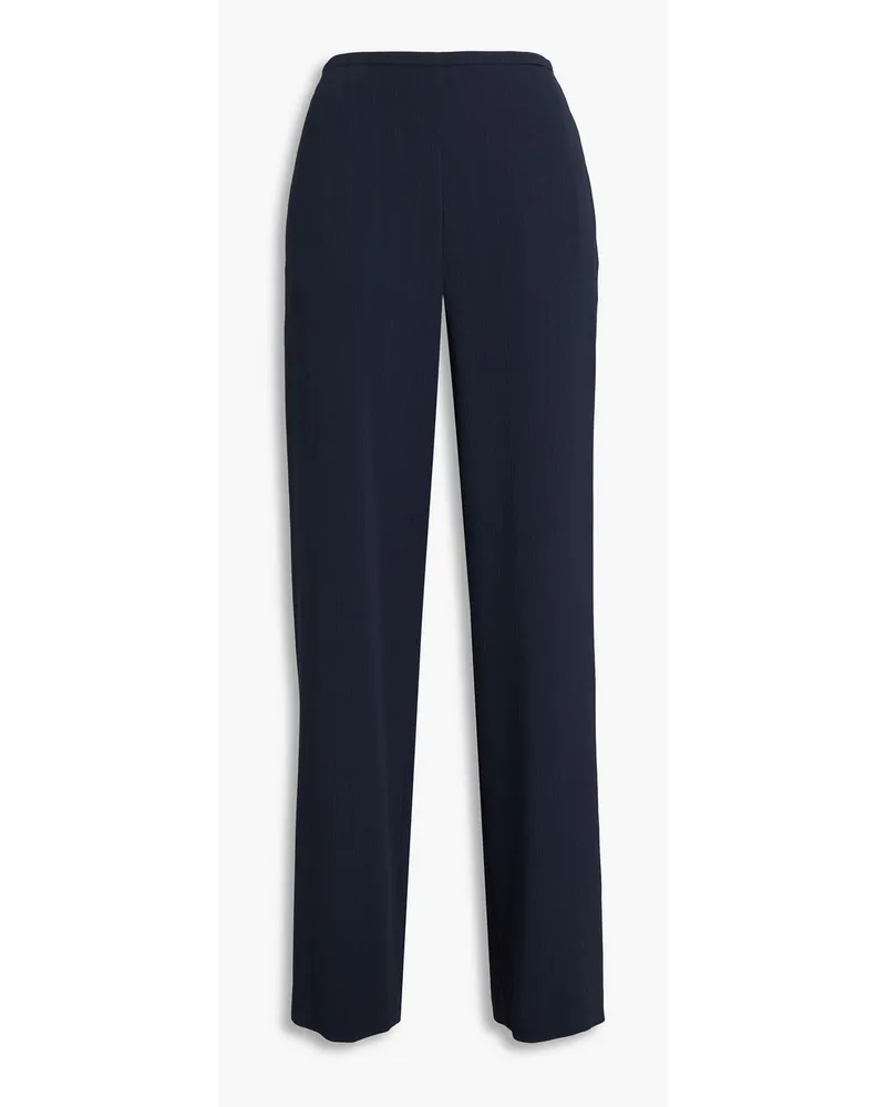 Theory Crepon straight-leg pants - Blue Blue