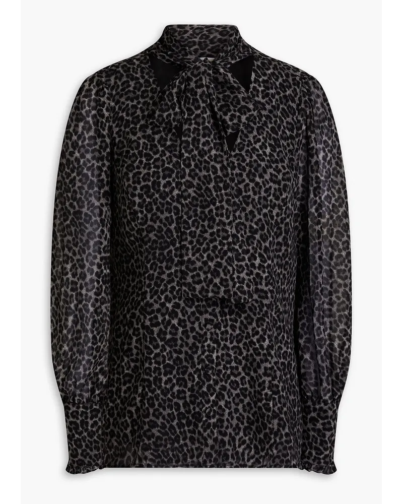 Michael Kors Leopard-print georgette blouse - Animal print Animal