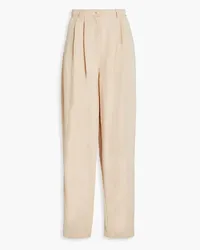 Emporio Armani Lyocell-blend wide-leg pants - Neutral Neutral