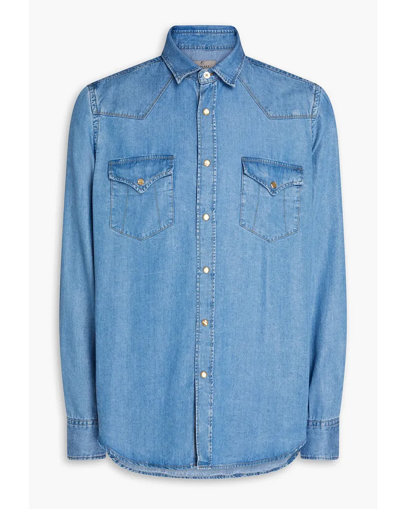 Canali Denim shirt - Blue Blue