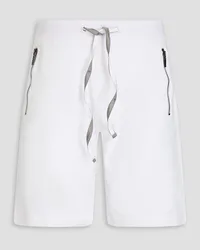 Canali French cotton-blend terry shorts - White White