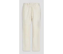 Pigiami cotton-ripstop drawstring pants - White
