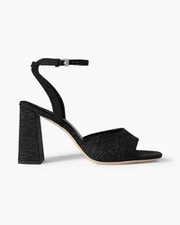 STAUD Solange faille sandals - Black Black