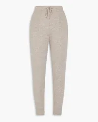 Le Kasha 1918 Mélange cashmere track pants - Neutral Neutral