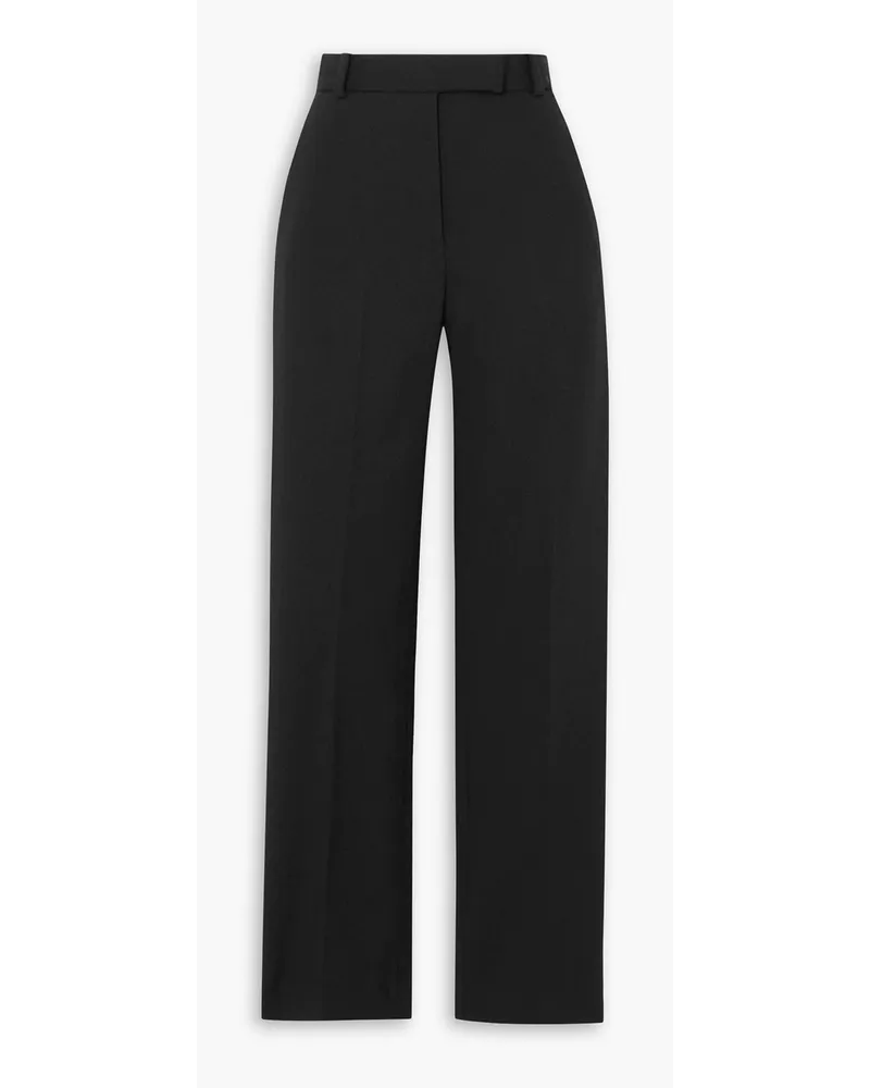 KHAITE Emile crepe slim-leg pants - Black Black