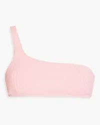 Melissa Odabash Toulouse one-shoulder ribbed bikini top - Pink Pink