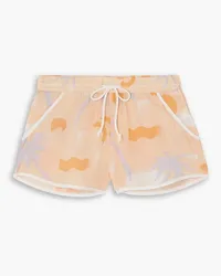 Paradised Hanna printed voile shorts - Yellow Yellow