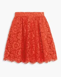 Valentino Garavani Guipure lace mini skirt - Red Red