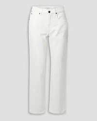 SLVRLAKE Sophie mid-rise straight-leg jeans - White White