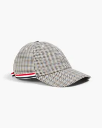 Thom Browne Houndstooth wool-twill baseball cap - Brown Brown