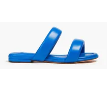 Lilla padded leather sandals - Blue