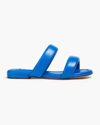 Alexandre Birman Lilla padded leather sandals - Blue Blue