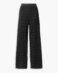 Miguelina Pamela guipure lace wide-leg pants - Black Black