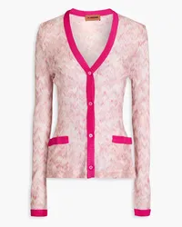 Missoni Crochet-knit cardigan - Pink Pink