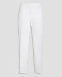 Philosophy Di Lorenzo Serafini Cotton-blend faille straight-leg pants - White White