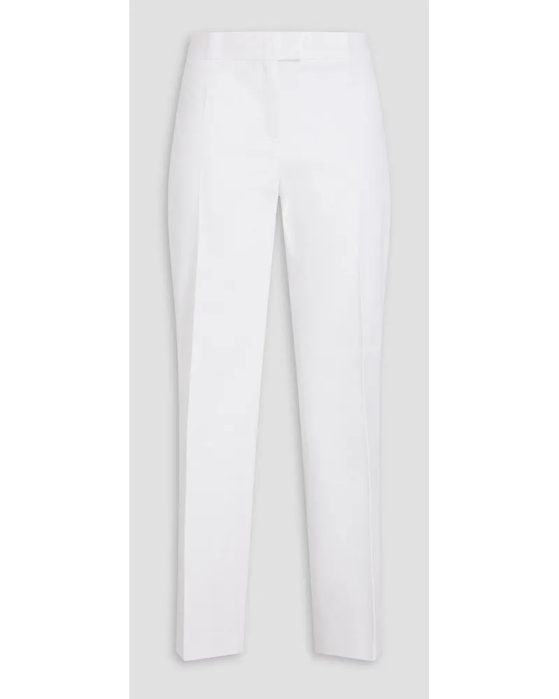 Philosophy Di Lorenzo Serafini Cotton-blend faille straight-leg pants - White White