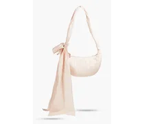 Bow-embellished shell shoulder bag - Pink