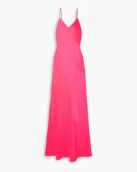 L'Agence Serita silk-satin maxi dress - Pink Pink