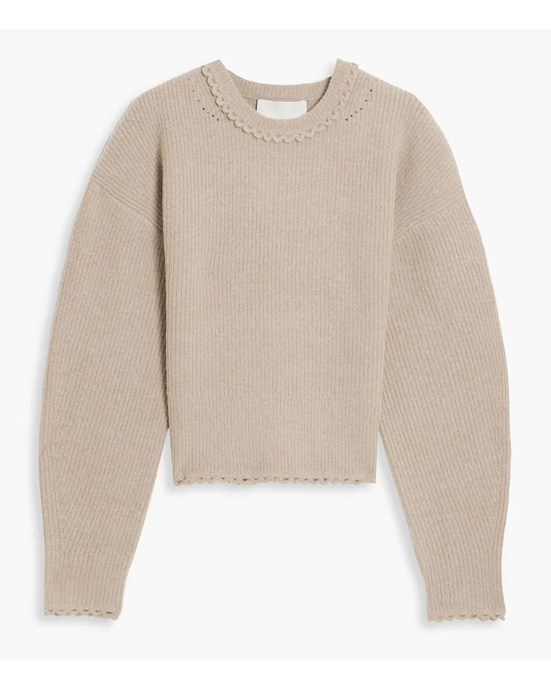 3.1 phillip lim Ribbed-knit sweater - Neutral Neutral