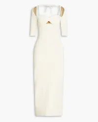 Altuzarra Mareen cutout ribbed-knit maxi dress - White White