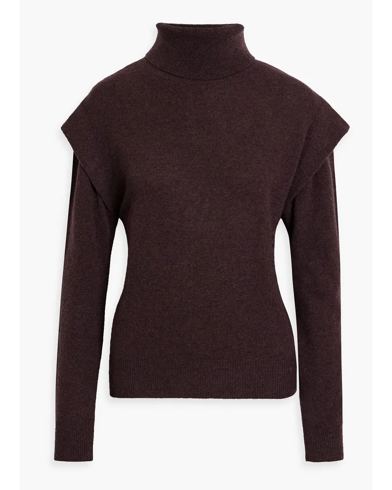 Autumn Cashmere Cashmere turtleneck sweater - Burgundy Burgundy